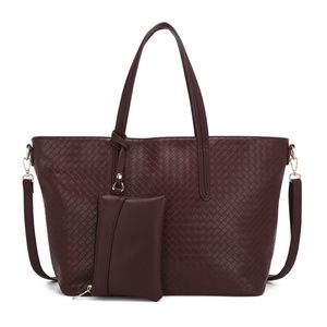 AngelBarcelo Shoulderbag Wine w/ Matching Wallet